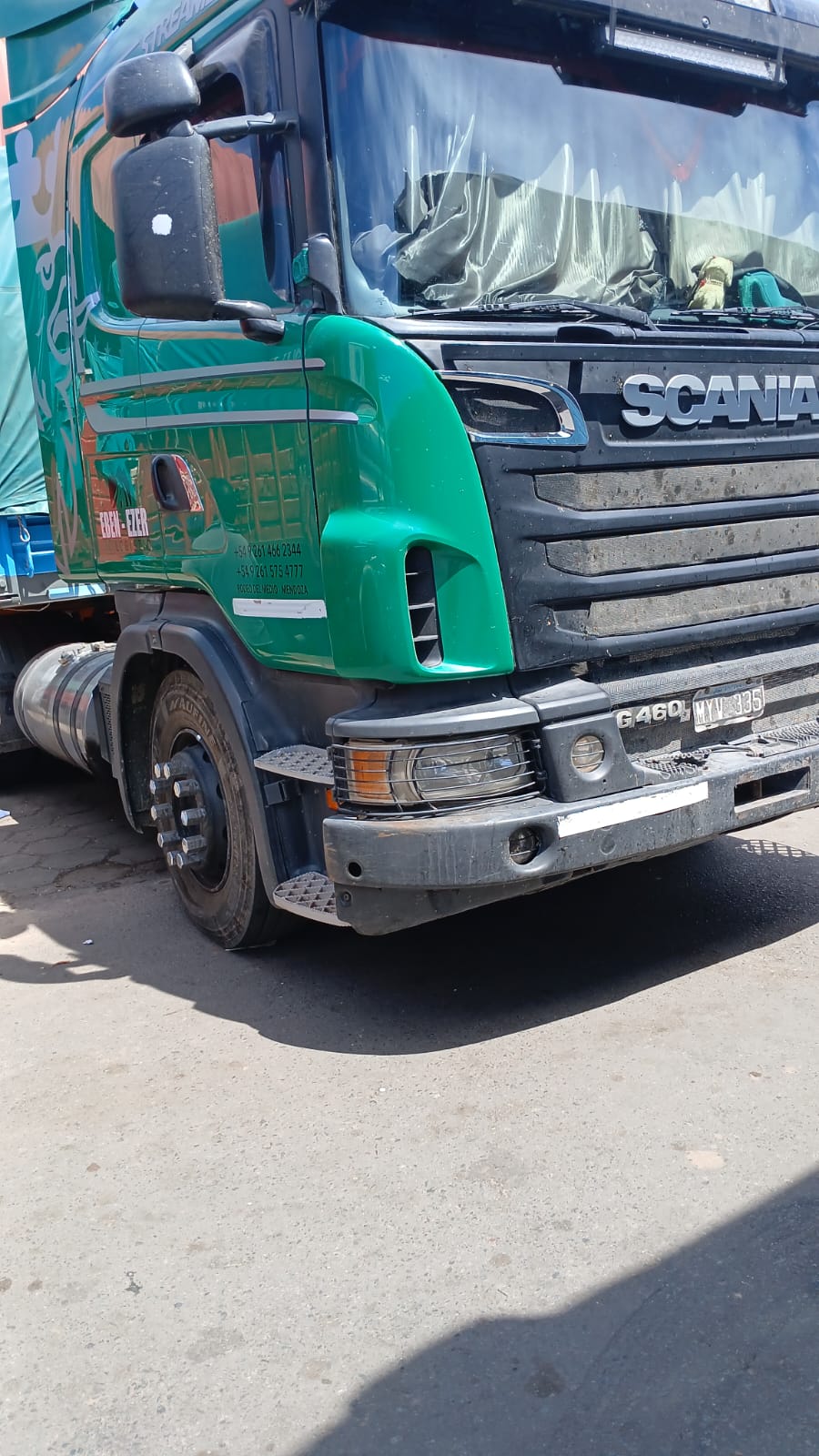 Auxilio mecánico a camión Scania en Buenos Aires — Comar Camiones 24hs